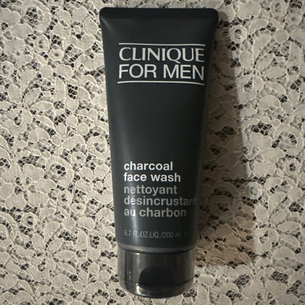 Sealed!  Clinique for Men Charcoal Face Wash 200ml / 6.7 oz